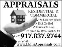 Long Island Real Estate Appraisal, New York Real Estate Appraiser